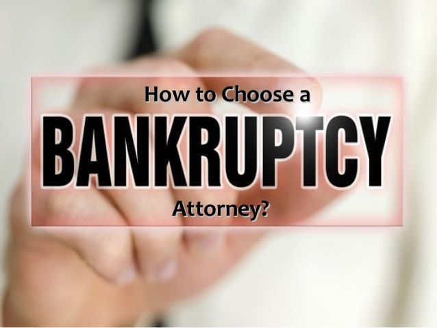 how to choose a bankruptcy attorney graphic