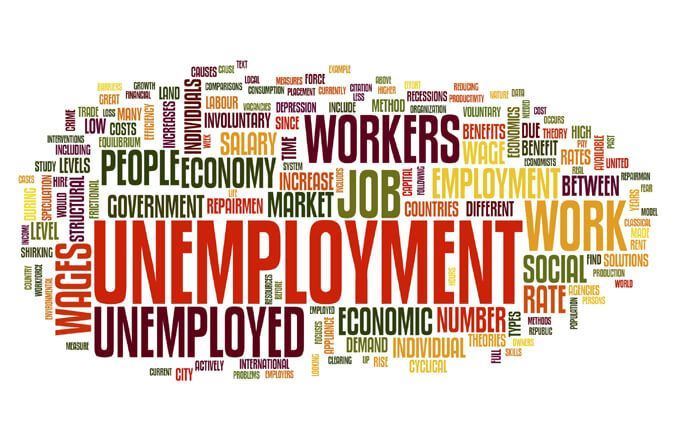 unemployment terms graphic